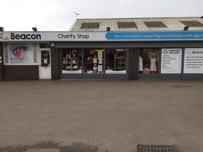 This shows the outside of our Penkridge shop.